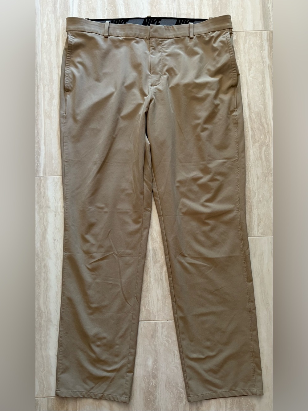 Nike Dri-Fit Men's Golf Performance Straight Stretch Khaki Pants - Picture 2 of 6